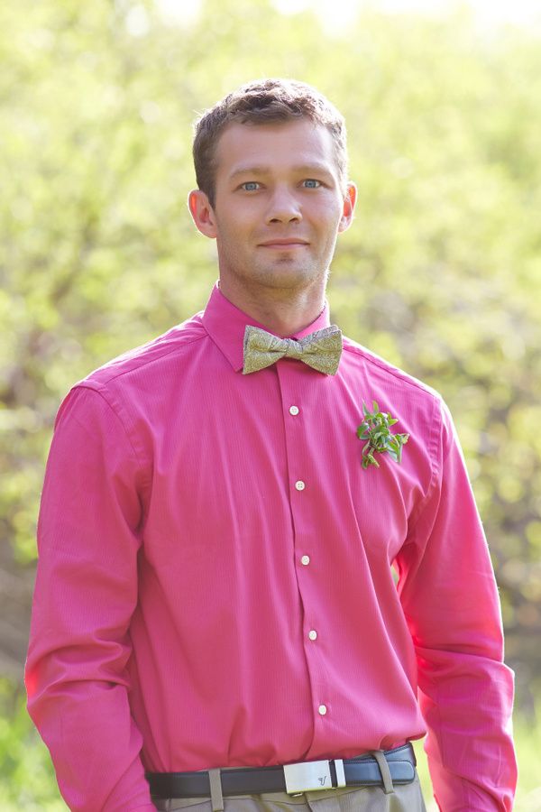 Groomsmen look: Fuchsia Meets Emerald Green - Wojoimage Photography www.theperfectpalette.com Styled by Heartily Wed