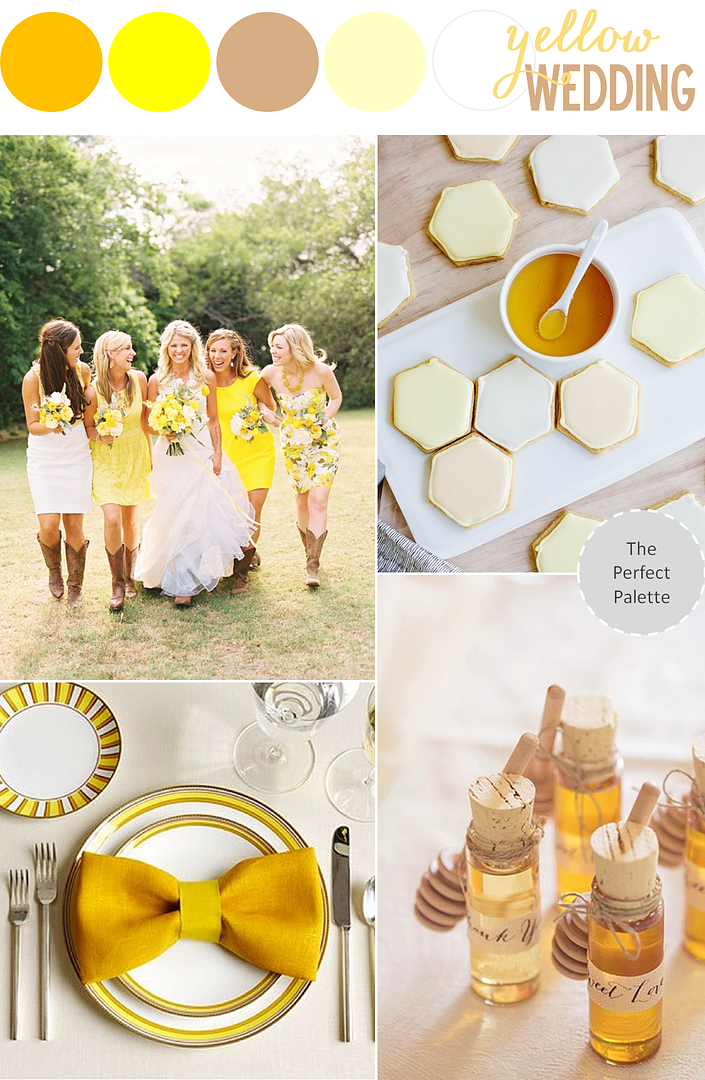 A Southern Soirée: Yellow Wedding Ideas - www.theperfectpalette.com - Color Ideas for Weddings + Parties
