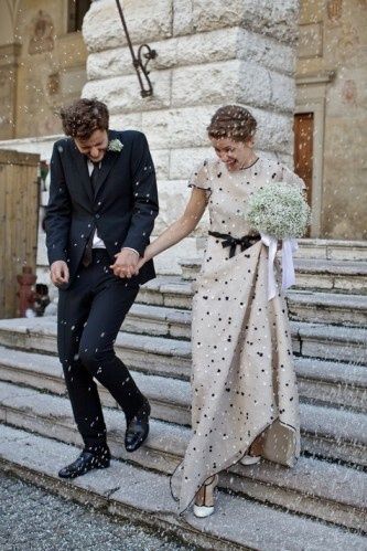 Polka Dot Wedding Inspiration: Fun and Fabulous! See more at: www.theperfectpalette.com - Styling Ideas for Weddings + Parties