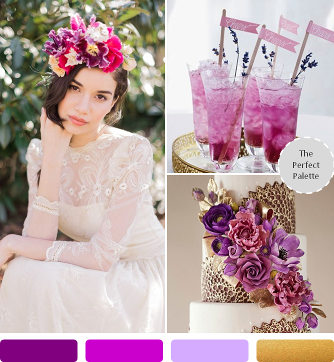 Top 10 Wedding Colors for Fall 2014 - www.theperfectpalette.com - Color Ideas for Weddings + Parties