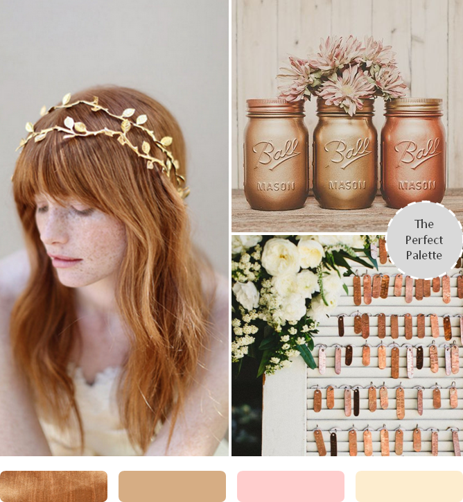 Top 10 Wedding Colors for Fall 2014 - www.theperfectpalette.com - Color Ideas for Weddings + Parties