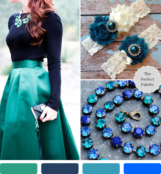 Top 10 Wedding Colors for Fall 2014 - www.theperfectpalette.com - Color Ideas for Weddings + Parties