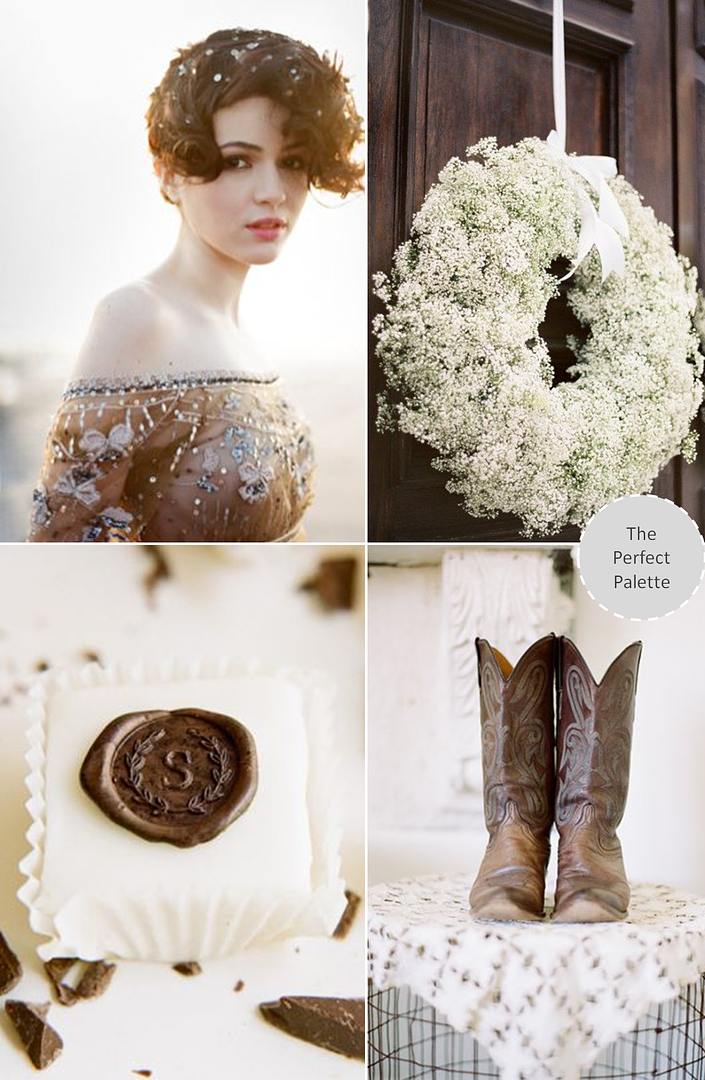 Top 3 Hottest Wedding Neutrals - to see more: http://www.theperfectpalette.com/2014/03/top-3-hottest-wedding-neutrals.html