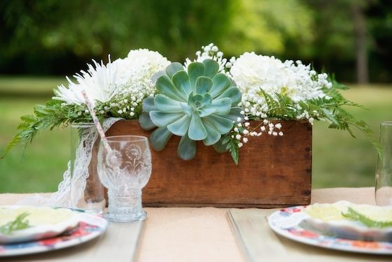 Succulents and Color Pops - www.theperfectpalette.com - Color Ideas for Weddings and Parties