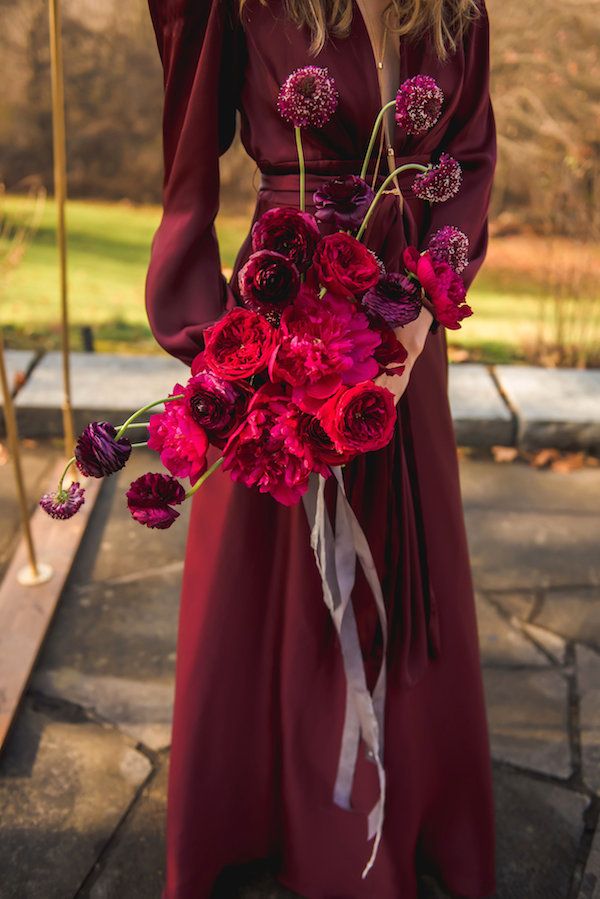  Edgy and Modern Oxblood & Indigo 