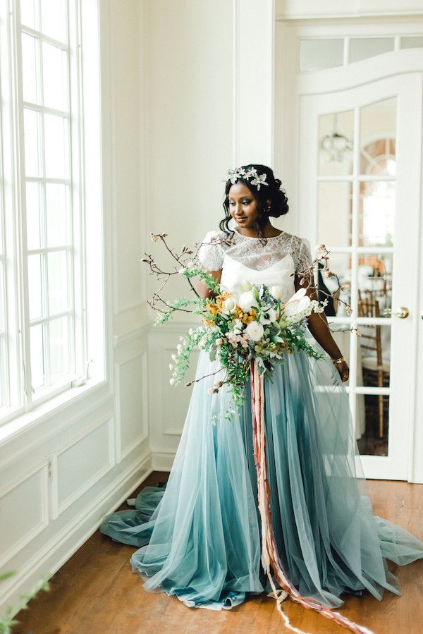  Dreamy Dusty Blue Wedding Inspo with Swoon-Worthy Details Galore