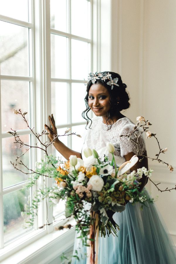 Dreamy Dusty Blue Wedding Inspo with Swoon-Worthy Details Galore