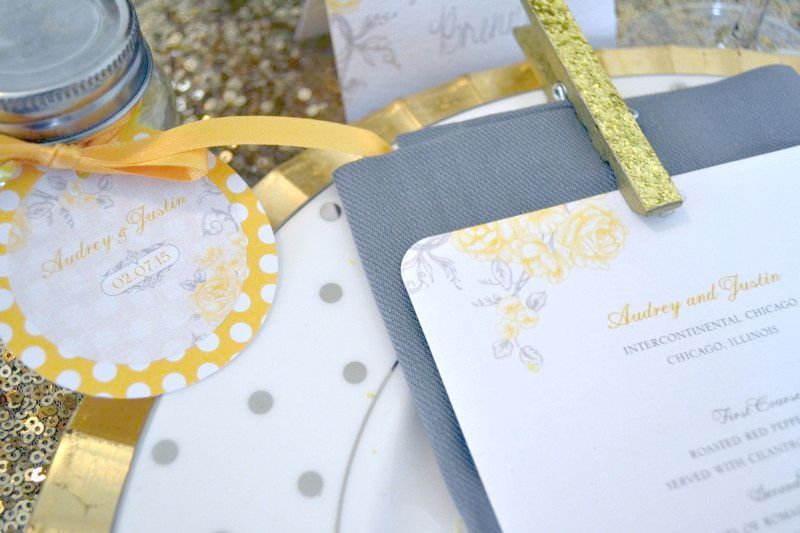 Styled Shoot | Yellow + Gray - www.theperfectpalette.com - Styled by The Perfect Palette