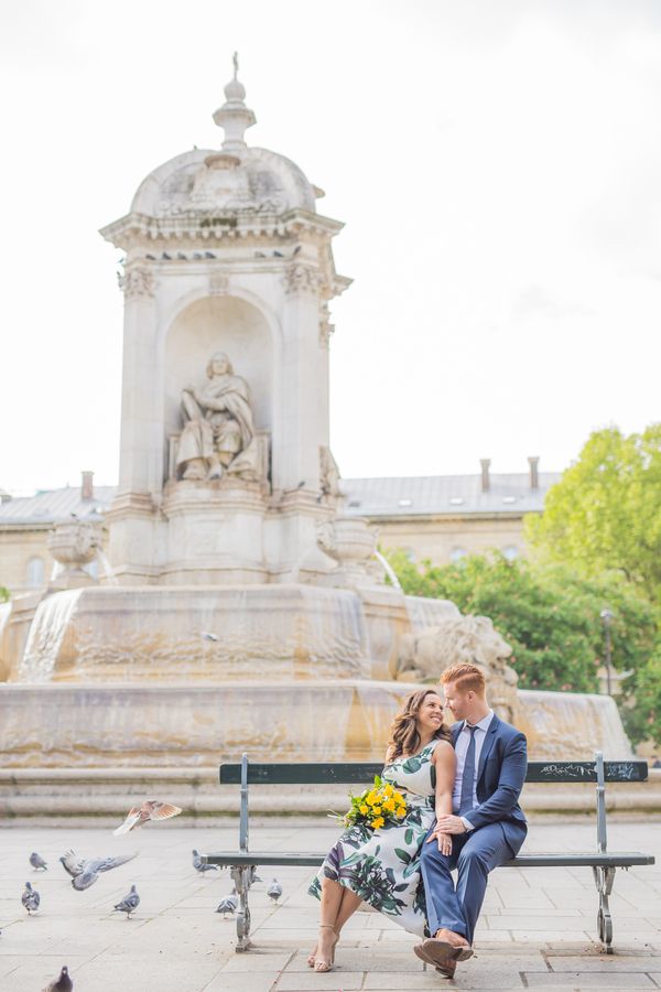  Spring Engagement Session Strolling Through the Streets of Paris