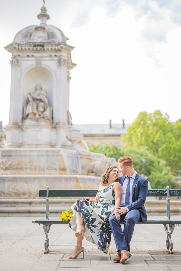  Spring Engagement Session Strolling Through the Streets of Paris