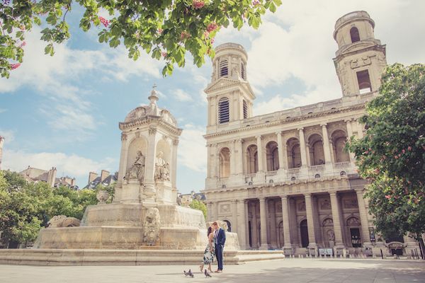  Spring Engagement Session Strolling Through the Streets of Paris