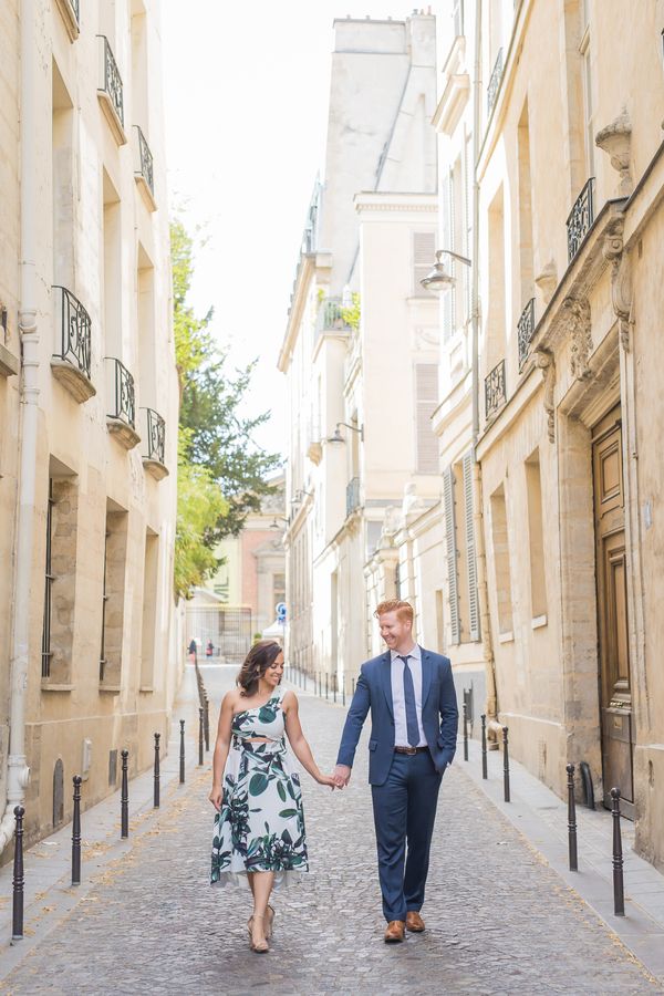  Spring Engagement Session Strolling Through the Streets of Paris