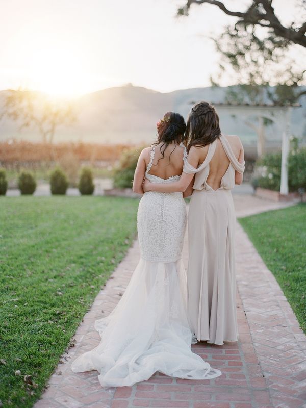 Berry-Colored Styled Shoot with Tropical Flowers