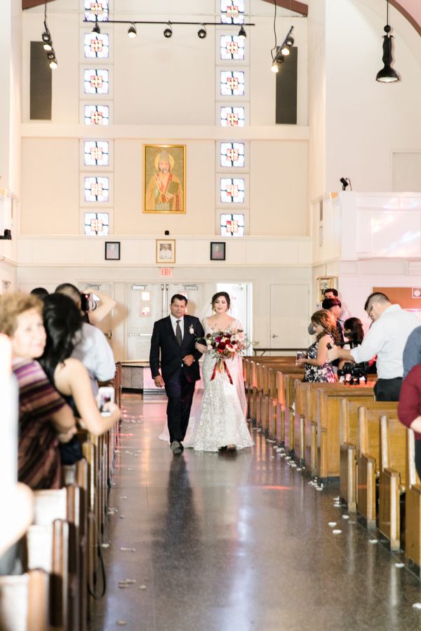  Blush and Crimson Arizona Wedding with Pops of Navy Blue