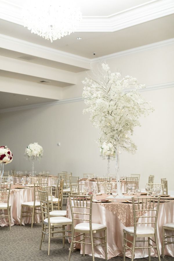 Blush and Crimson Arizona Wedding with Pops of Navy Blue