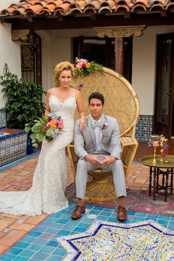  A Colorful Moroccan Inspired Wedding in La Jolla California