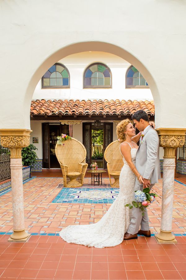  A Colorful Moroccan Inspired Wedding in La Jolla California