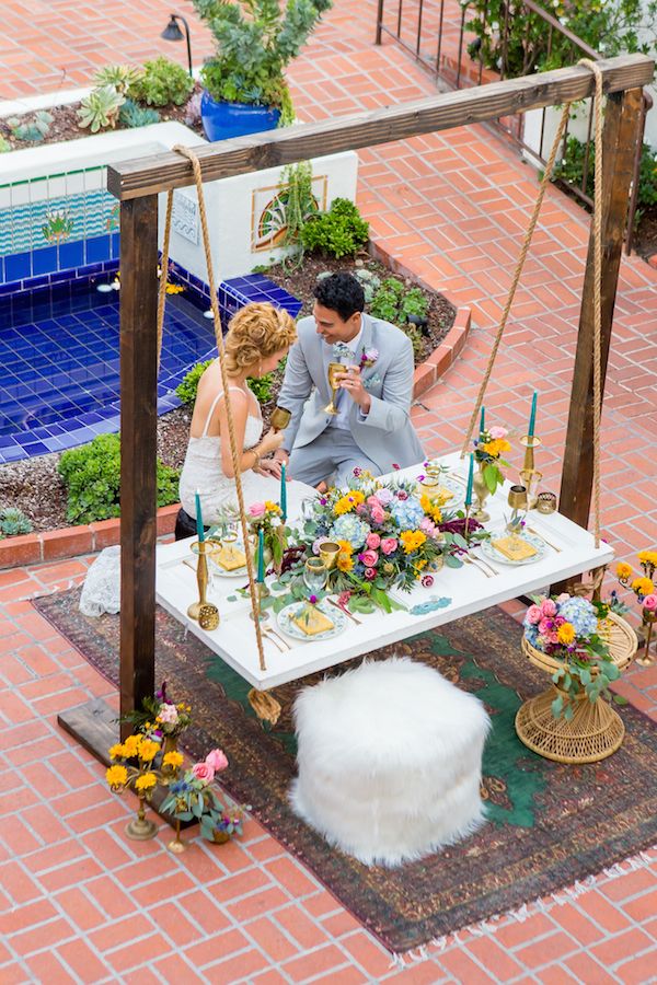  A Colorful Moroccan Inspired Wedding in La Jolla California