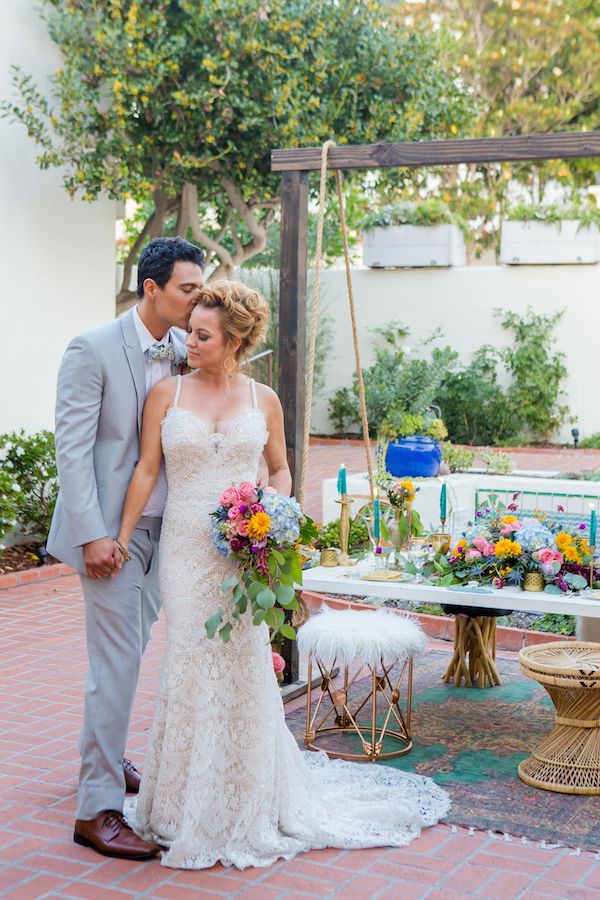  A Colorful Moroccan Inspired Wedding in La Jolla California