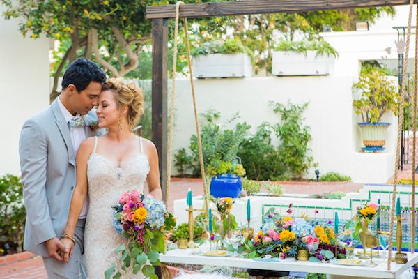  A Colorful Moroccan Inspired Wedding in La Jolla California