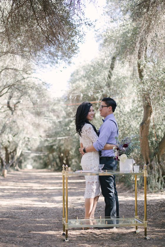  Lovely Lavender Engagement Session - Carissa Woo Photography, Florals and Styling by Chloe and Mint