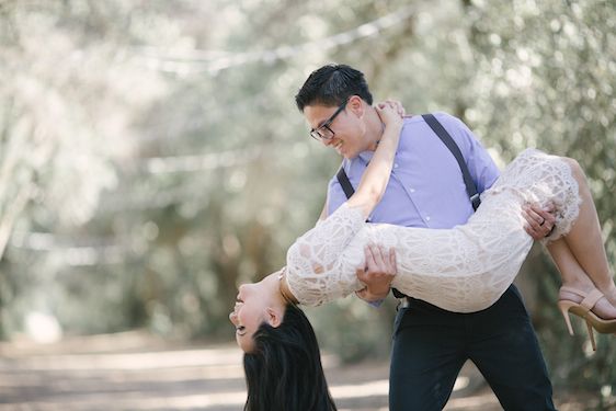  Lovely Lavender Engagement Session - Carissa Woo Photography, Florals and Styling by Chloe and Mint