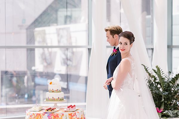  Modern and Bright Rooftop Wedding Inspiration