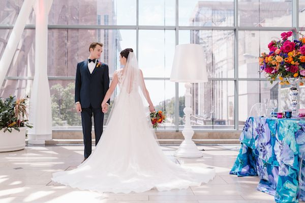  Modern and Bright Rooftop Wedding Inspiration