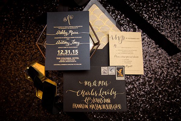  Opulent Black and Gold NYE Inspiration