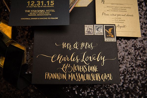  Opulent Black and Gold NYE Inspiration