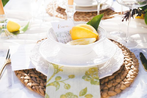  A Citrus Inspired Summer Wedding