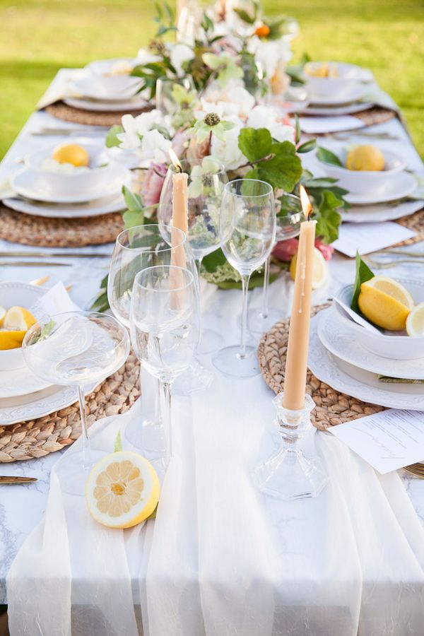  A Citrus Inspired Summer Wedding