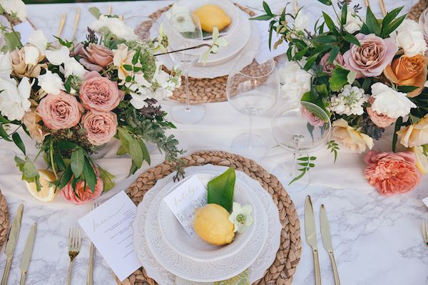  A Citrus Inspired Summer Wedding