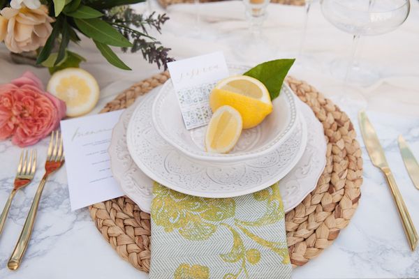  A Citrus Inspired Summer Wedding