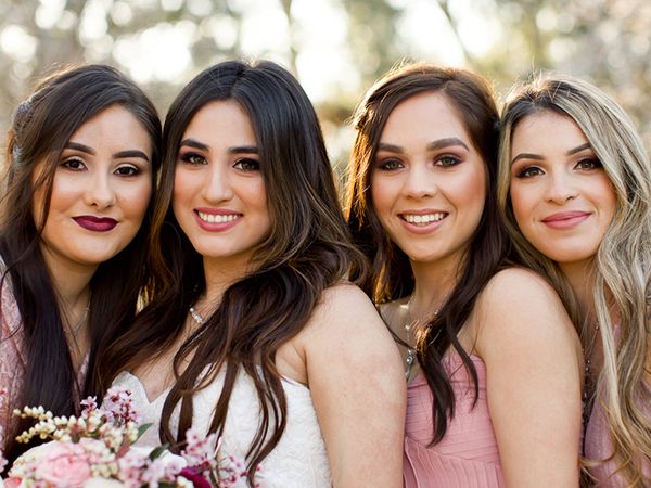 Bridesmaids Styled Shoot Starring Almond Blossoms