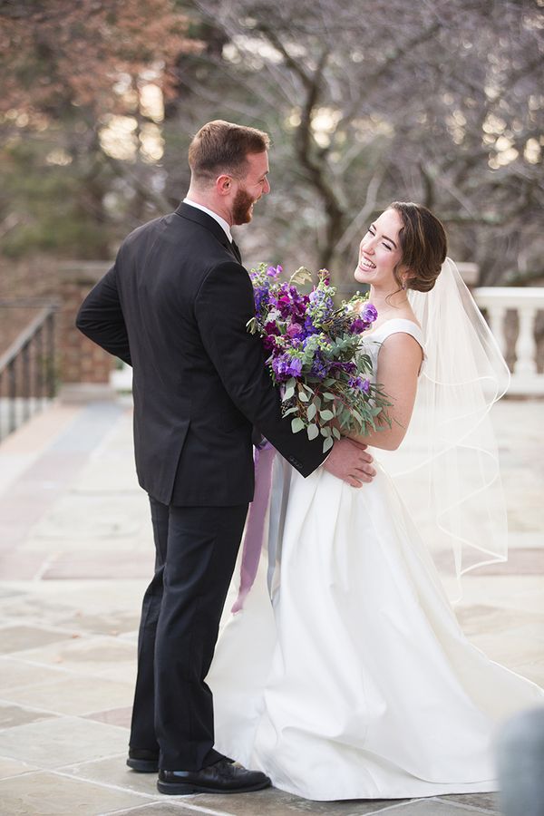 Classic Wedding Inspiration Highlighting Pantone's Ultraviolet
