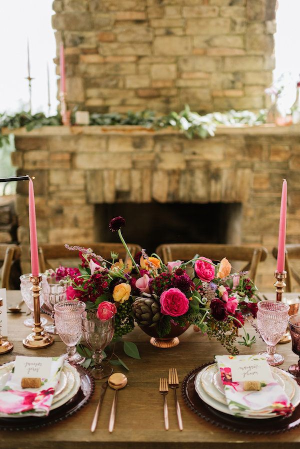  Berry Tones & Copper with Floral Accents Galore