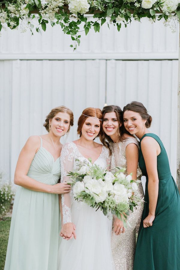 Vintage Green and Gold Wedding Inspo