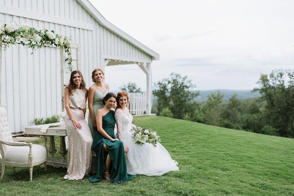 Vintage Green and Gold Wedding Inspo