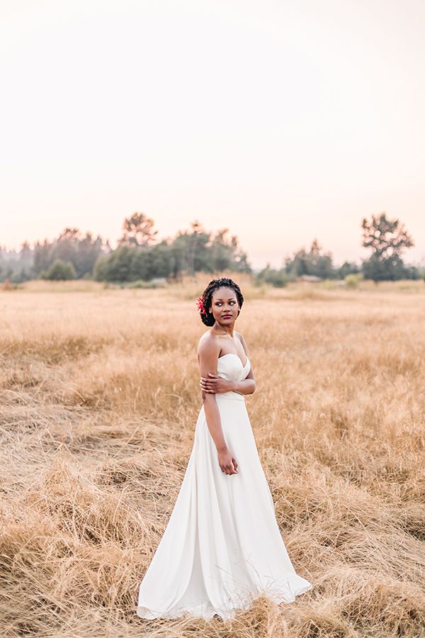 Outdoor Bridal Session Inspired by Autumn Colors