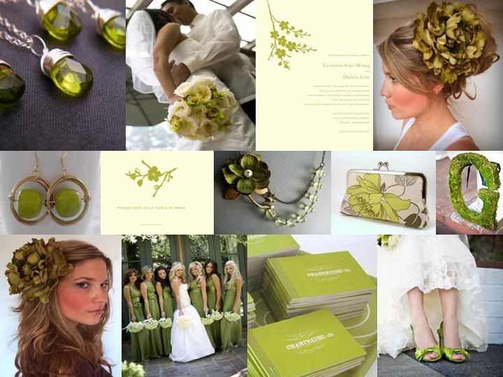 Chartreuse Wedding Theme