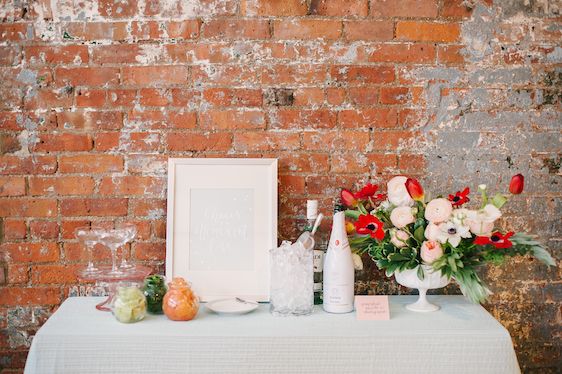  Poppy Red and Blush Bridal Shower Inspiration, Brklyn View Photography, Planning by Color Pop Events, Event Design by Lindsey Brunk, Florals by Lindsay Rae Design