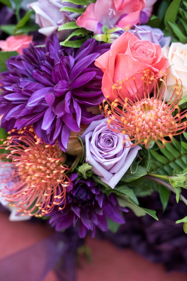 Pretty in Purple Botanical Wedding Inspo
