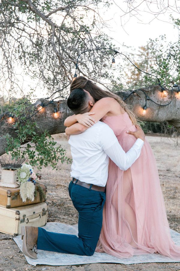  Styled Wedding Shoot Surprisingly Turned into a Real Engagement Proposal!