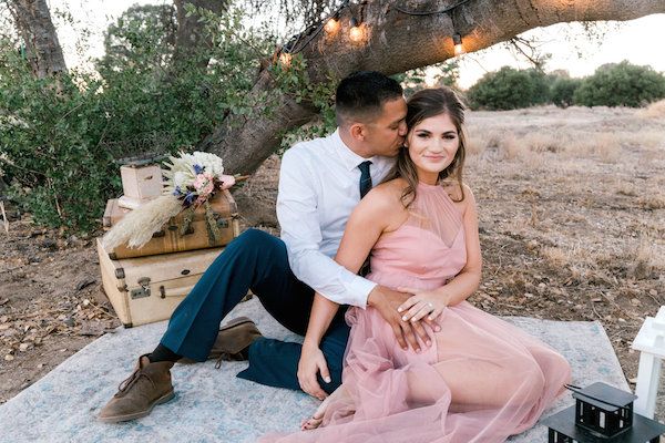  Styled Wedding Shoot Surprisingly Turned into a Real Engagement Proposal!