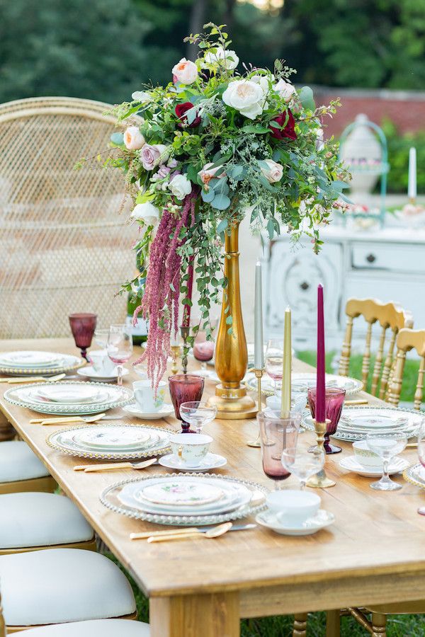  Vintage Glamour Meets Bohemian Romance