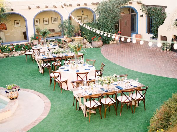  Hacienda del Sol Wedding Inspo with Blues and Greens