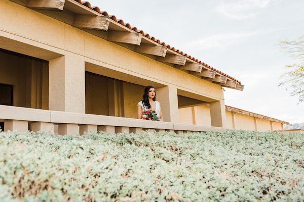  Desert Bridals Featuring a Dress Change & A Cactus With Cascading Florals