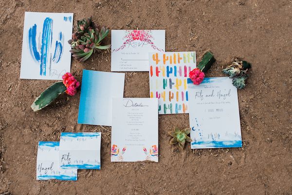  Desert Bridals Featuring a Dress Change & A Cactus With Cascading Florals