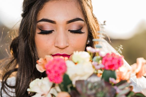  Desert Bridals Featuring a Dress Change & A Cactus With Cascading Florals